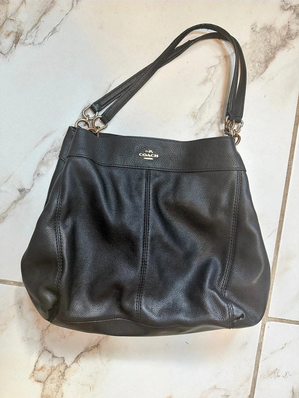 Coach Nomad Hobo Black Shoulder Bag
